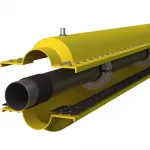 Композитный защитный футляр FT-150 50мм для водопроводов ТУ 2296-056-38276489-2017