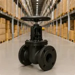 Задвижка чугунная фланцевая Ду 150 Ру6,3 клиновая ручная ГОСТ 9698-86